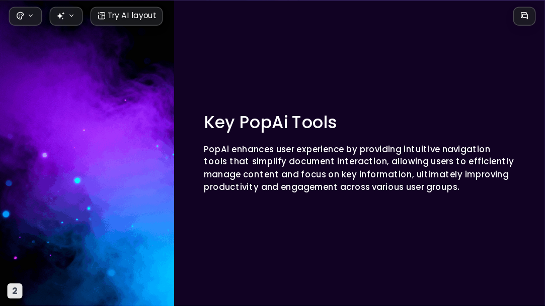 Dark Gradient Neon AI Presentation Template for Portfolio Showcase 2026 - Slide 2