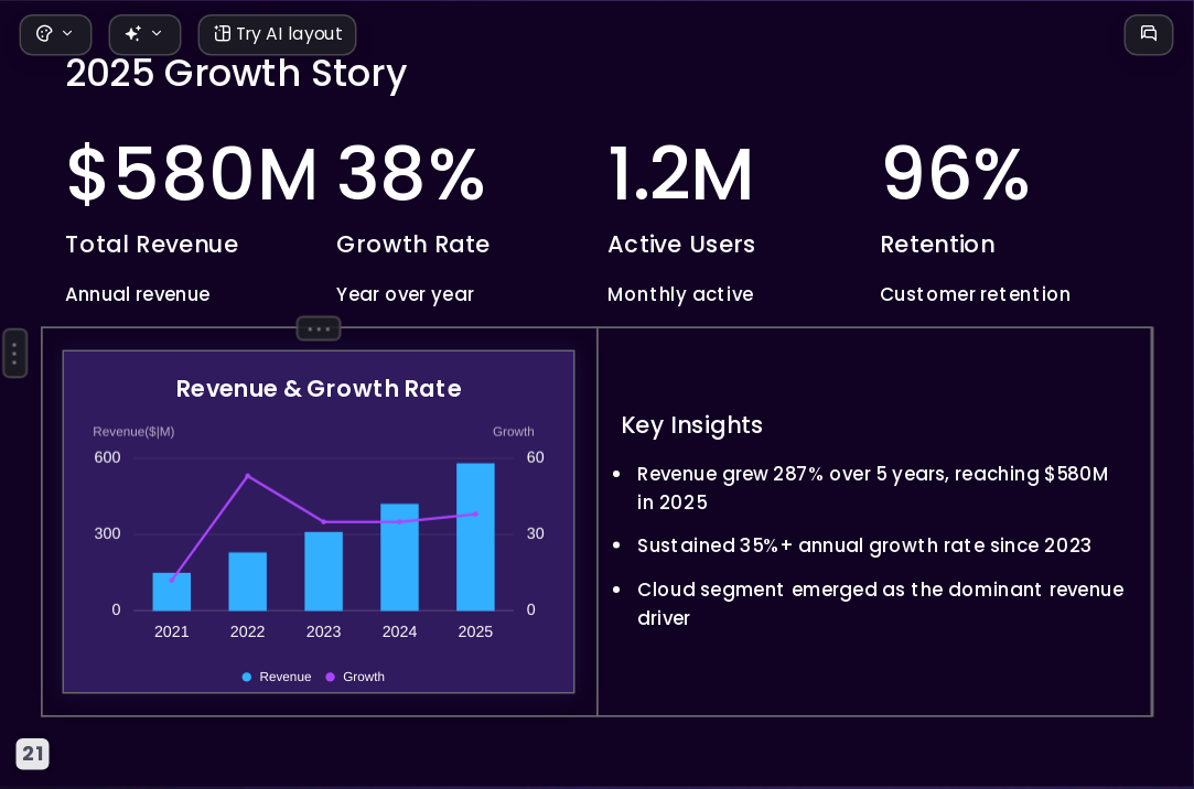 Dark Gradient Neon AI Presentation Template for Portfolio Showcase 2026 - Slide 21