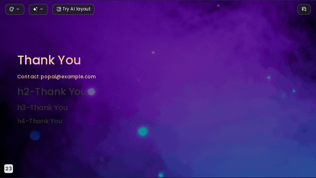 Dark Gradient Neon AI Presentation Template for Portfolio Showcase 2026 - Slide 23