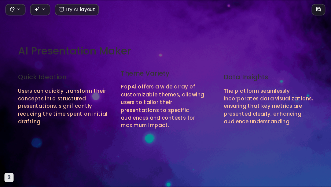 Dark Gradient Neon AI Presentation Template for Portfolio Showcase 2026 - Slide 3