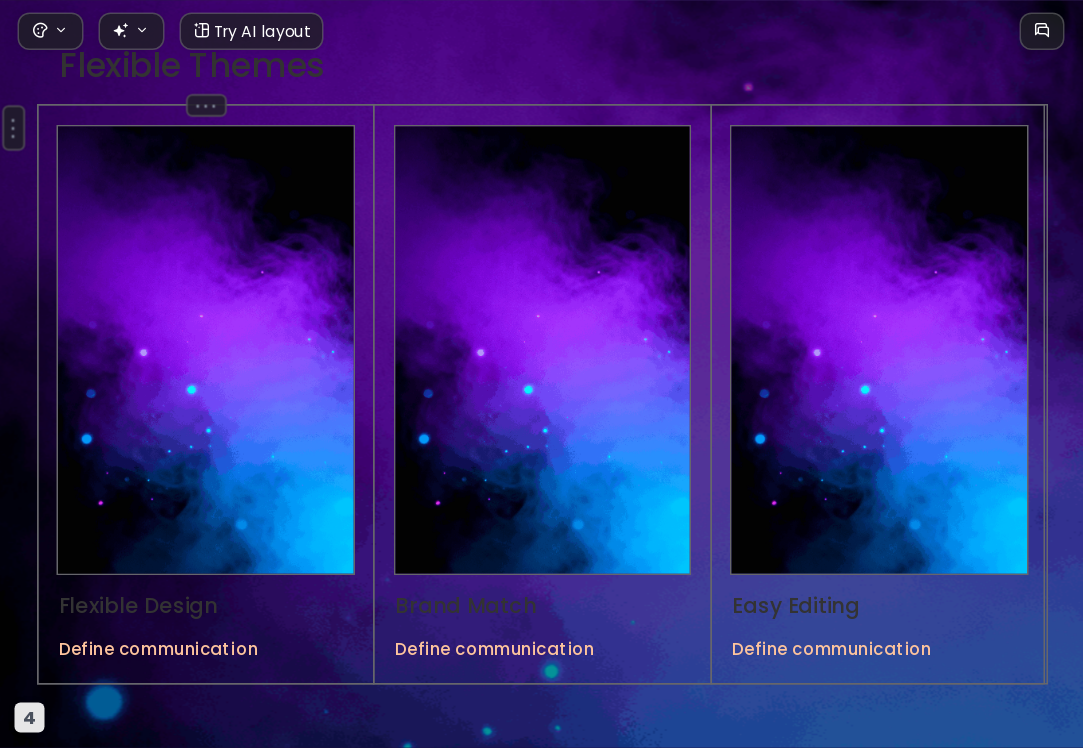 Dark Gradient Neon AI Presentation Template for Portfolio Showcase 2026 - Slide 4