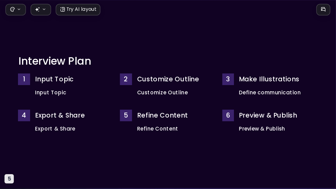 Dark Gradient Neon AI Presentation Template for Portfolio Showcase 2026 - Slide 5