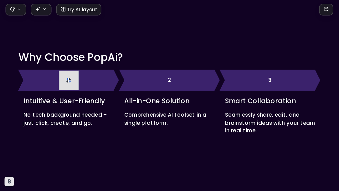 Dark Gradient Neon AI Presentation Template for Portfolio Showcase 2026 - Slide 8