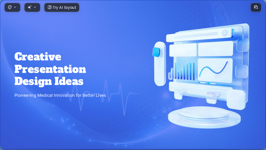Medical Healthcare AI Presentation Template for Business Proposal 2026