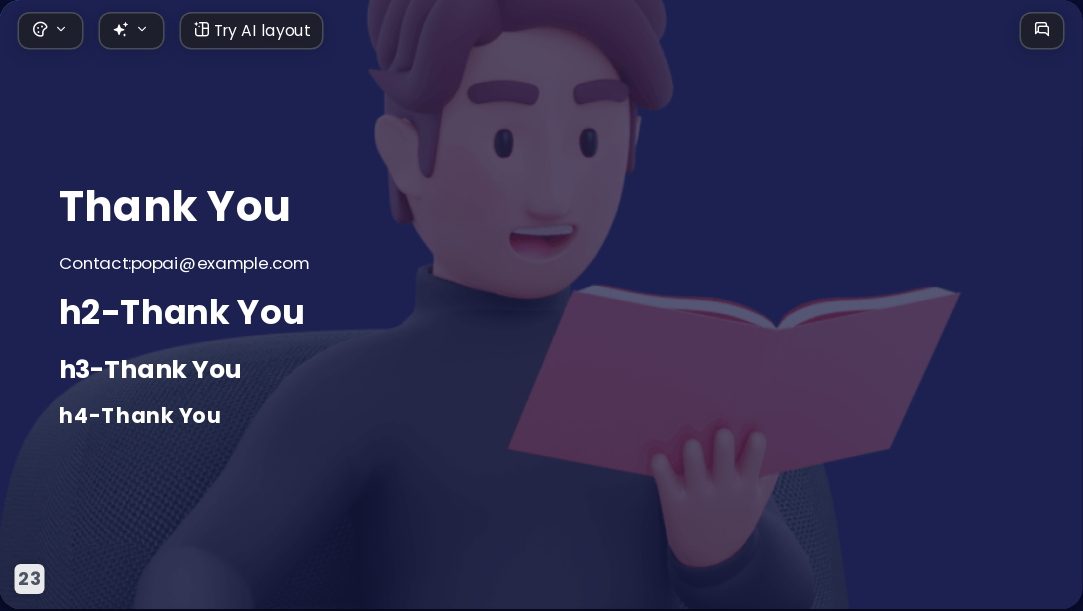 Talk Smarter AI Presentation Template for Teaching Courseware 2026 - Slide 23