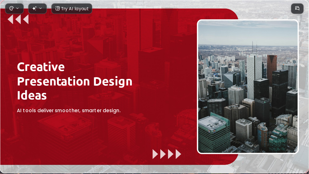 Urban Vision AI Presentation Template for Design Showcase 2026