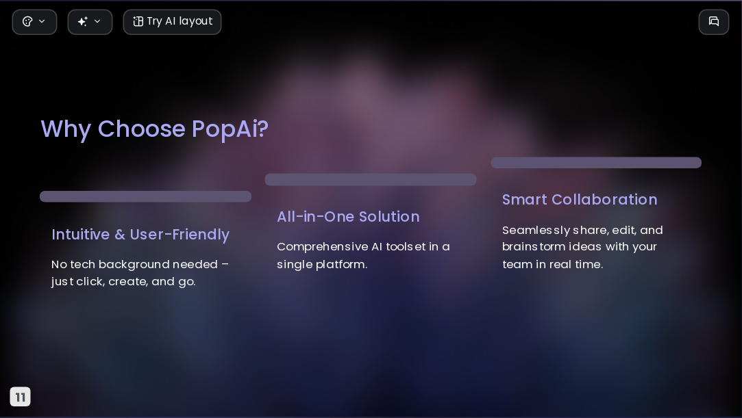 Gradient Feather AI Presentation Template for Portfolio Showcase 2026 - Slide 11