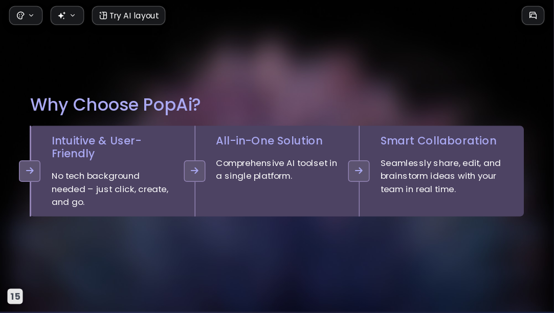Gradient Feather AI Presentation Template for Portfolio Showcase 2026 - Slide 15