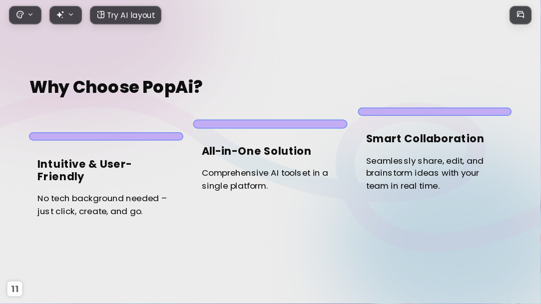 The Cosmos AI Presentation Template for Design Showcase 2026 - Slide 11
