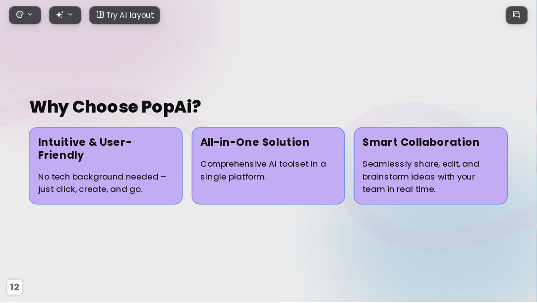 The Cosmos AI Presentation Template for Design Showcase 2026 - Slide 12