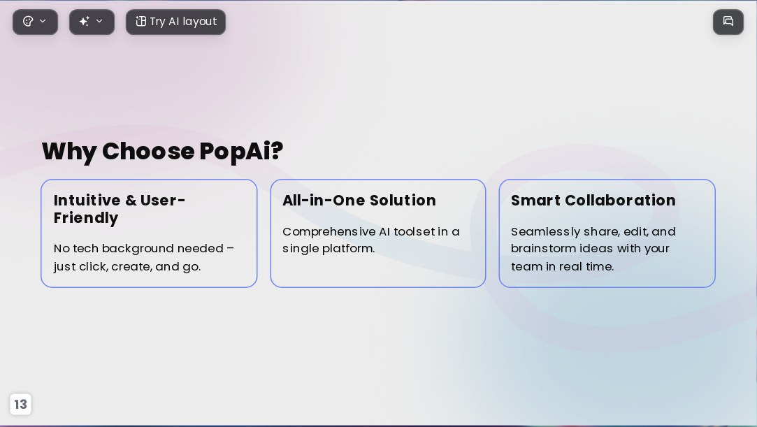 The Cosmos AI Presentation Template for Design Showcase 2026 - Slide 13