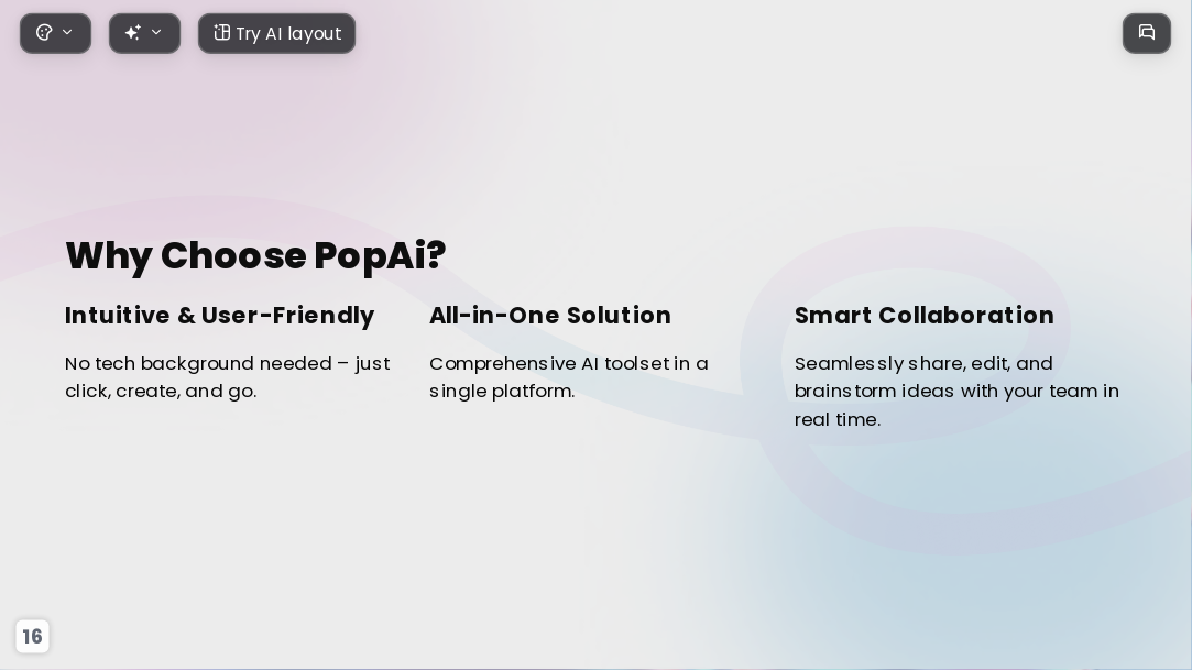 The Cosmos AI Presentation Template for Design Showcase 2026 - Slide 16