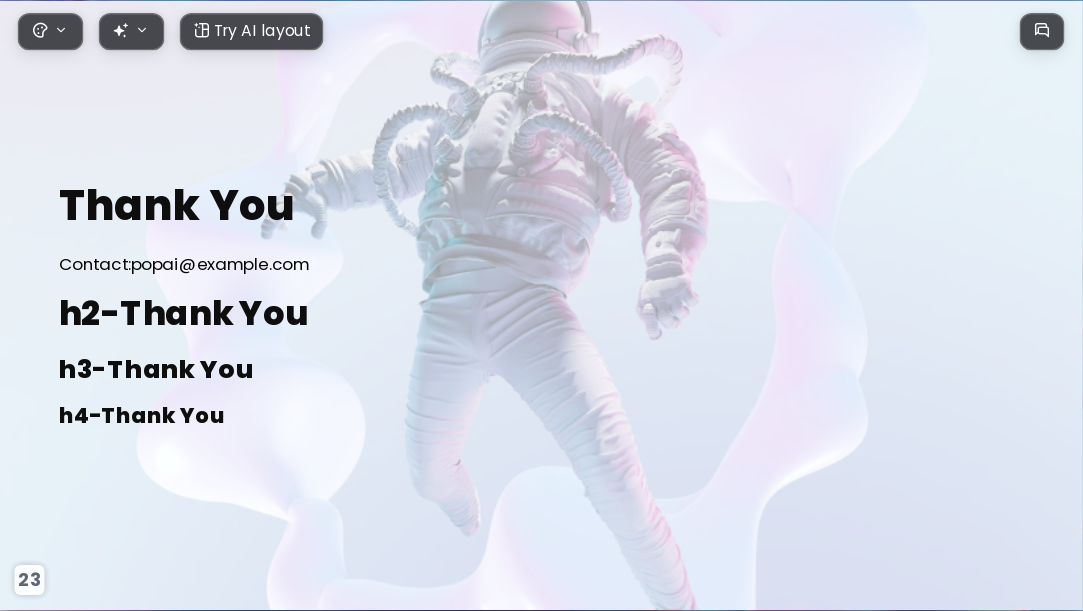 The Cosmos AI Presentation Template for Design Showcase 2026 - Slide 23