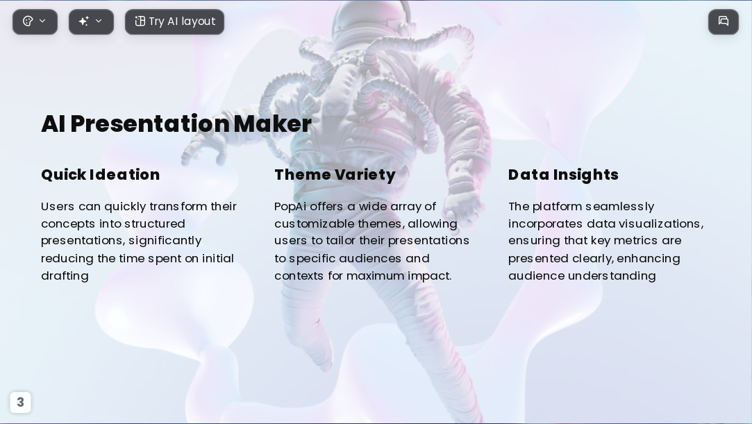 The Cosmos AI Presentation Template for Design Showcase 2026 - Slide 3