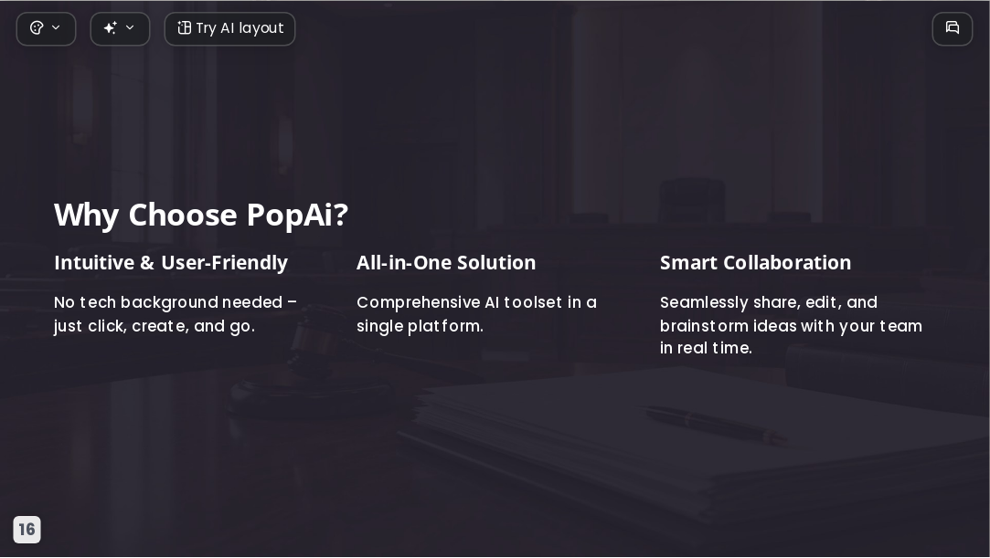 Legal Case Analysis AI Presentation Templates for Law Firms and Litigation 2026 - Slide 16