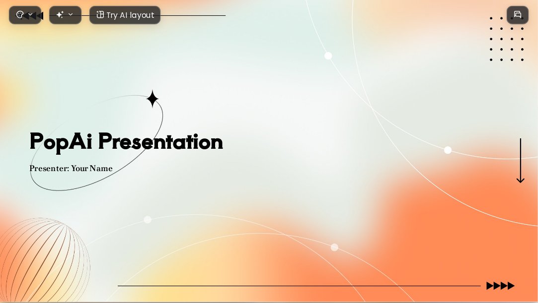 Golden Drift AI Presentation Template for Teaching Courseware 2026 - Slide 1