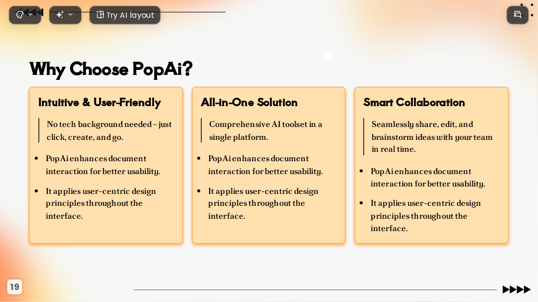 Golden Drift AI Presentation Template for Teaching Courseware 2026 - Slide 19