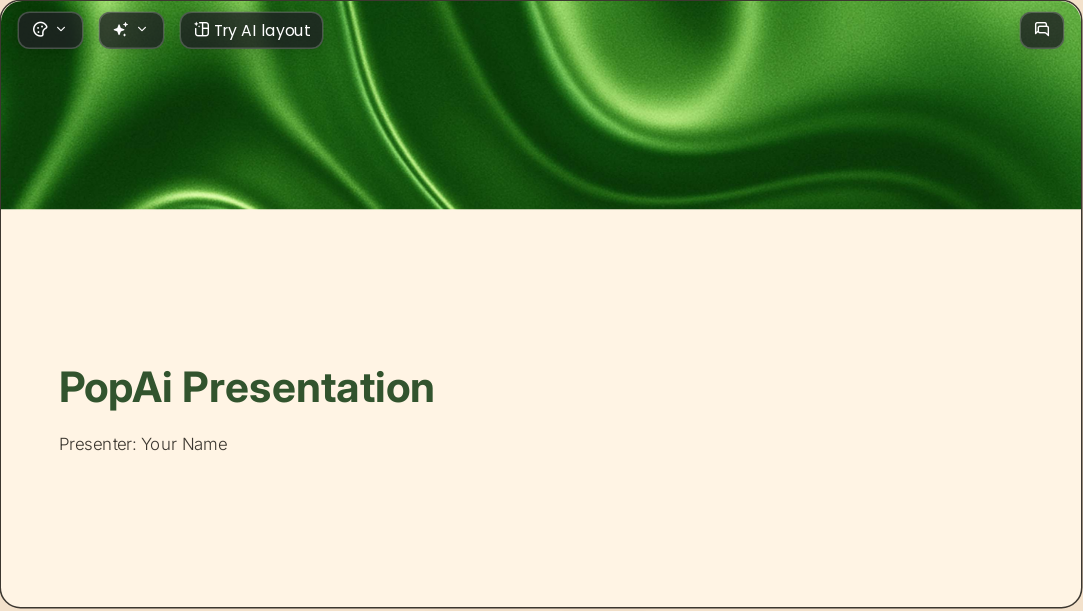 Creamy Lines AI Presentation Template for Teaching Courseware 2026