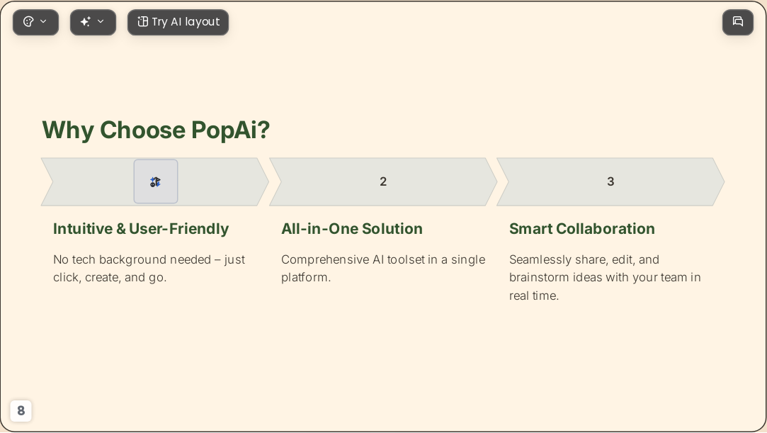 Creamy Lines AI Presentation Template for Teaching Courseware 2026 - Slide 8