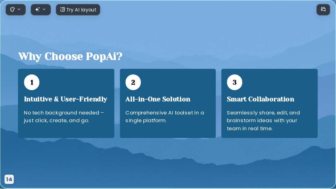 Travel Paradise AI Presentation Template for Design Showcase 2026 - Slide 14