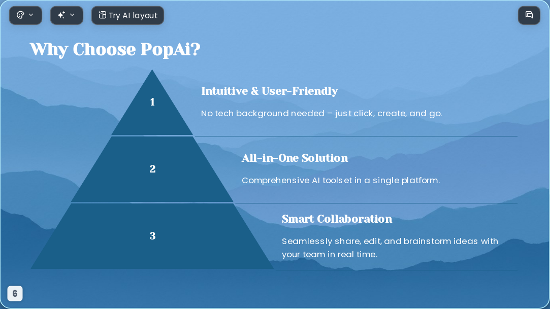 Travel Paradise AI Presentation Template for Design Showcase 2026 - Slide 6
