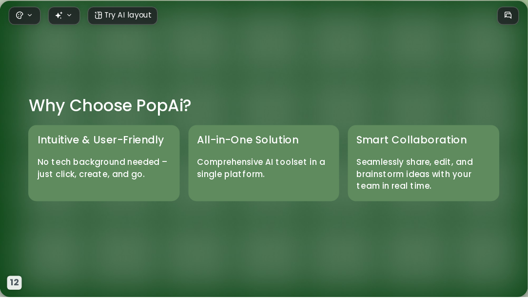 Business Plan AI Presentation Template for Teaching Courseware 2026 - Slide 12