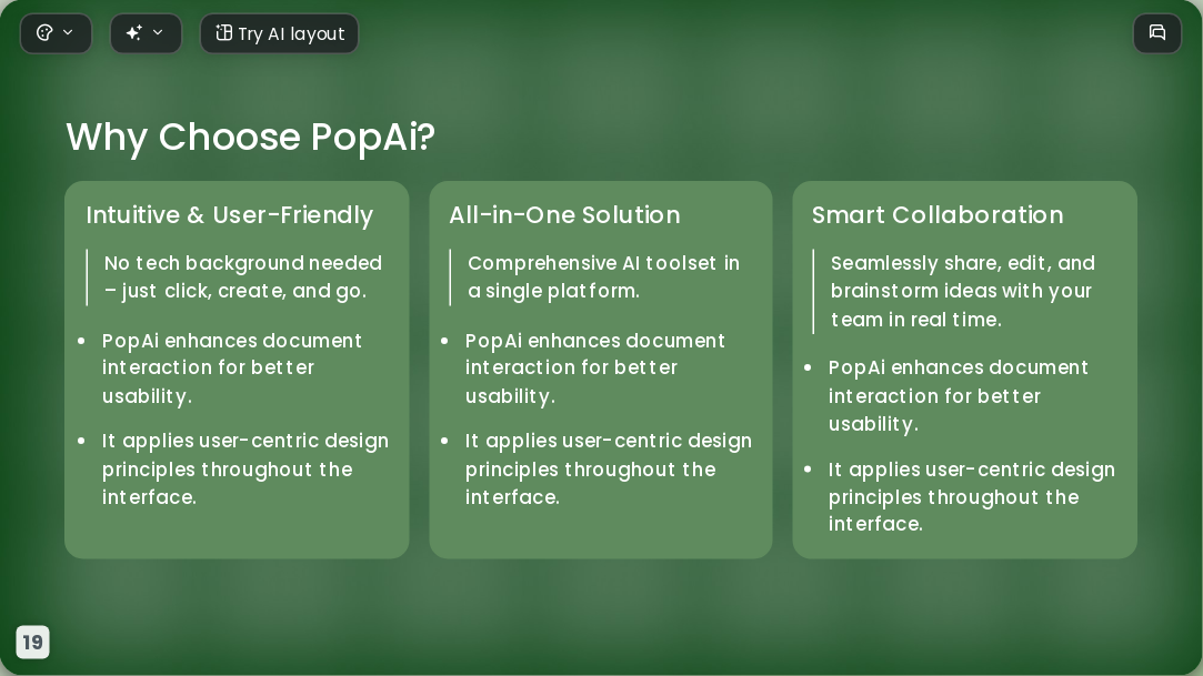 Business Plan AI Presentation Template for Teaching Courseware 2026 - Slide 19