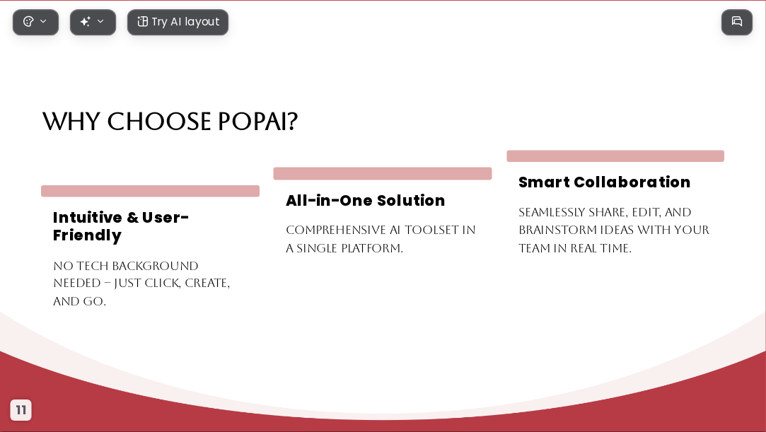 Red Gilded Years AI Presentation Template for Portfolio Showcase 2026 - Slide 11