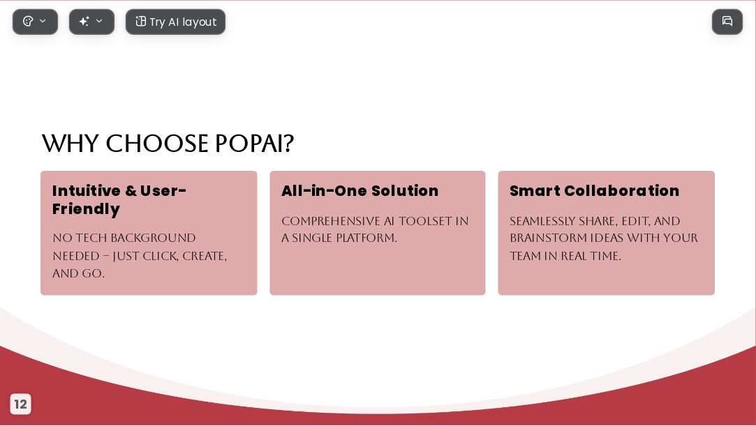 Red Gilded Years AI Presentation Template for Portfolio Showcase 2026 - Slide 12
