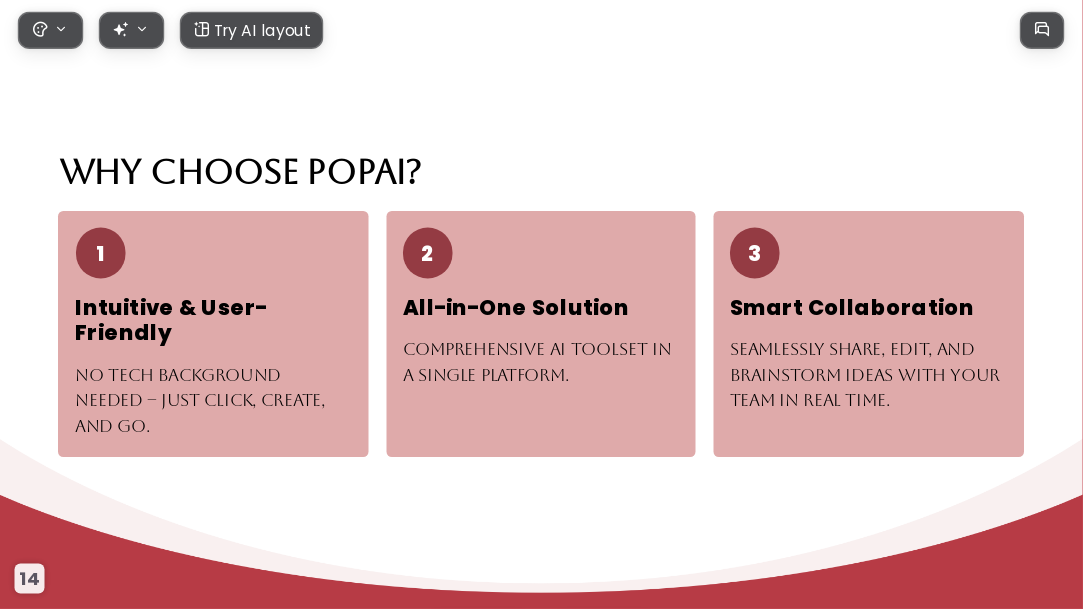 Red Gilded Years AI Presentation Template for Portfolio Showcase 2026 - Slide 14