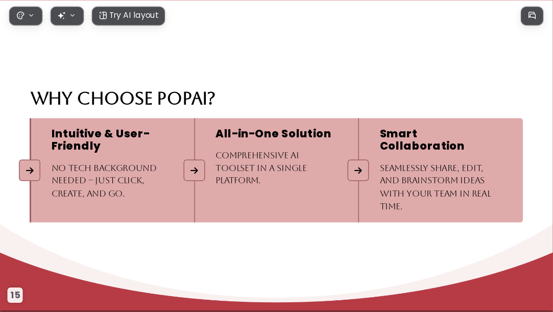 Red Gilded Years AI Presentation Template for Portfolio Showcase 2026 - Slide 15