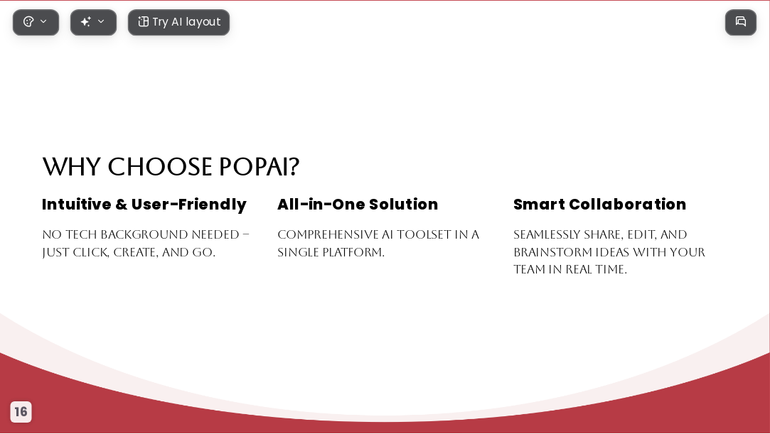 Red Gilded Years AI Presentation Template for Portfolio Showcase 2026 - Slide 16
