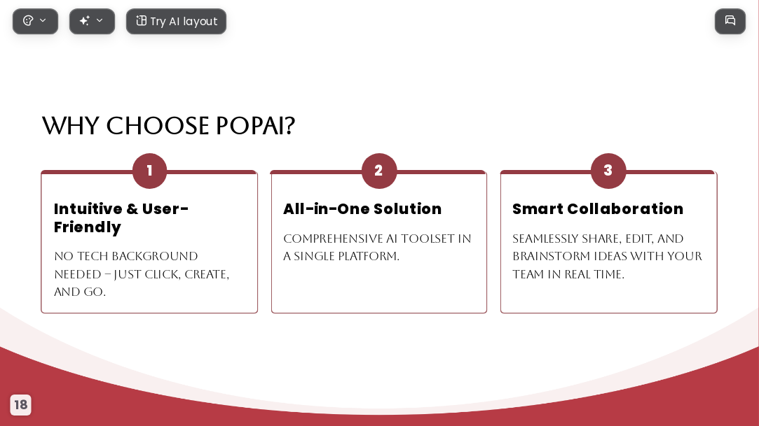 Red Gilded Years AI Presentation Template for Portfolio Showcase 2026 - Slide 18