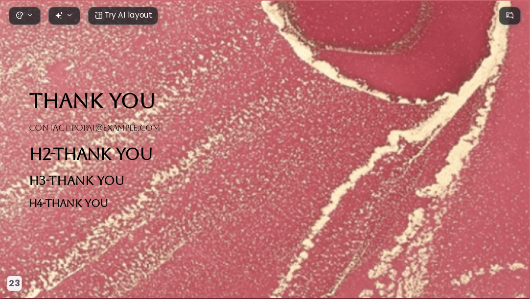 Red Gilded Years AI Presentation Template for Portfolio Showcase 2026 - Slide 23