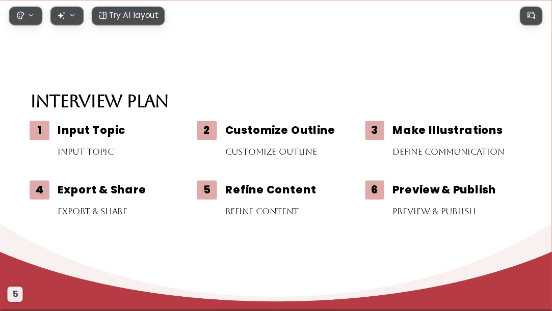 Red Gilded Years AI Presentation Template for Portfolio Showcase 2026 - Slide 5