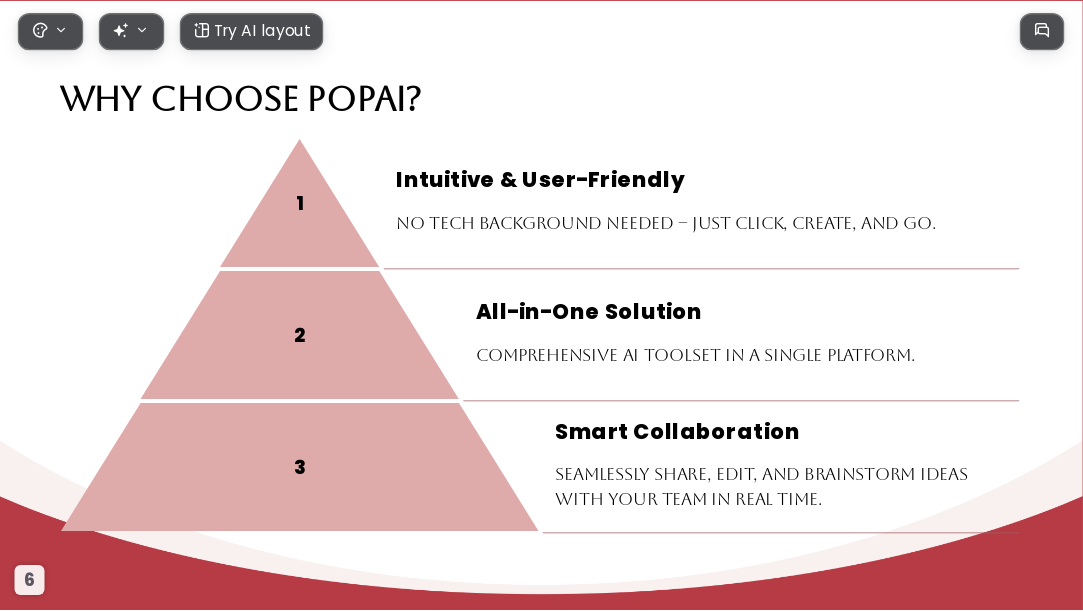 Red Gilded Years AI Presentation Template for Portfolio Showcase 2026 - Slide 6