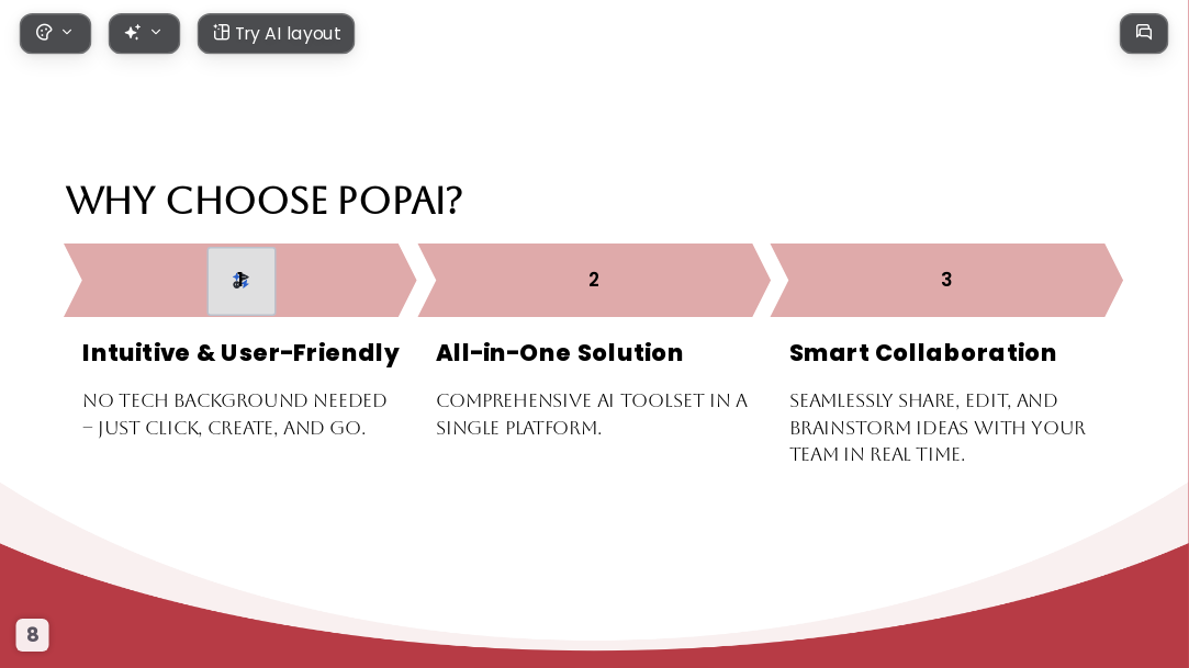 Red Gilded Years AI Presentation Template for Portfolio Showcase 2026 - Slide 8