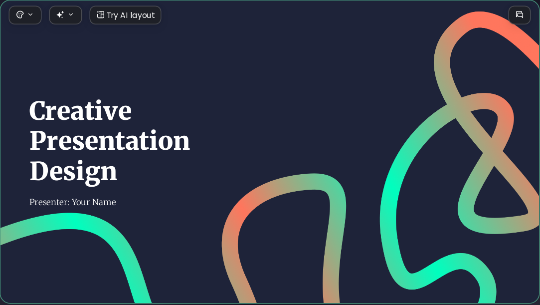 Pathways to Knowledge AI Presentation Template for Academic Report 2026