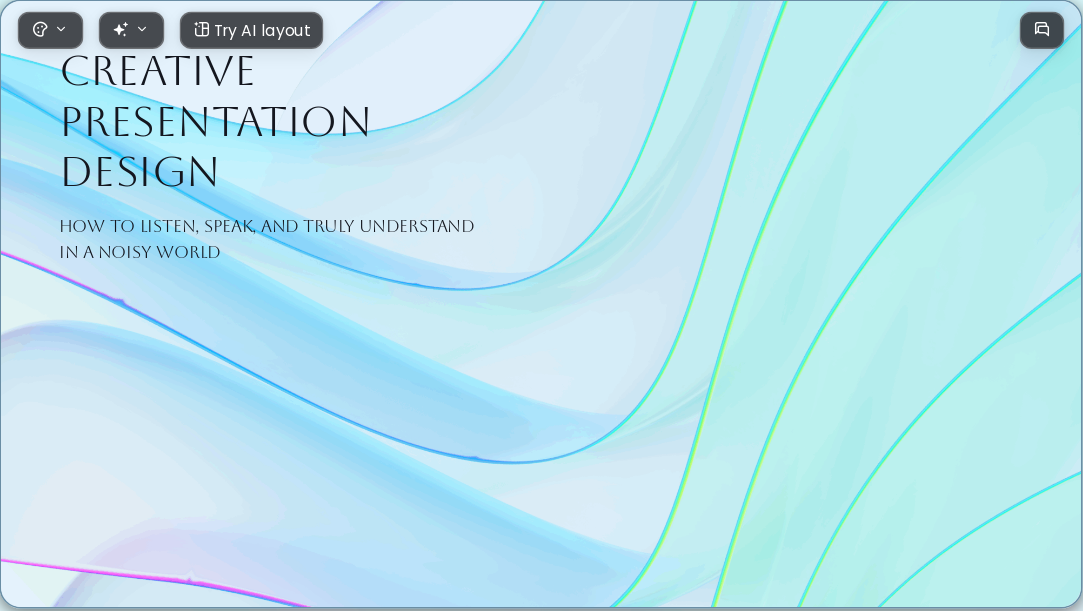 Between the Lines AI Presentation Template for Teaching Courseware 2026