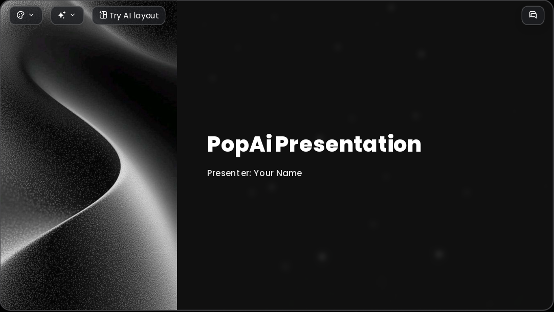 Starlit Drift AI Presentation Template for Artwork Showcase 2026