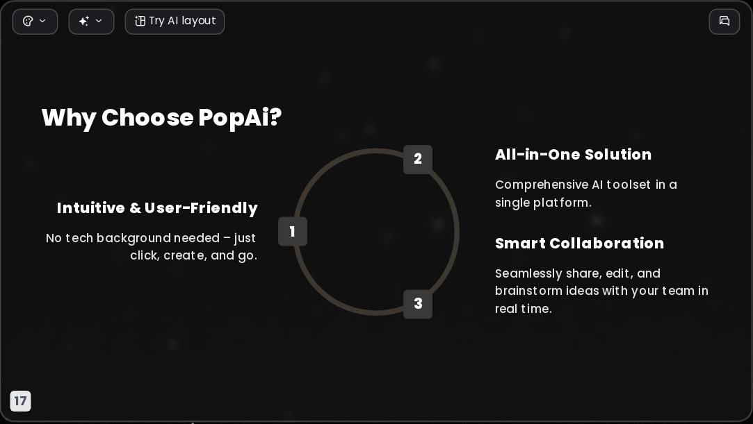 Starlit Drift AI Presentation Template for Artwork Showcase 2026 - Slide 17