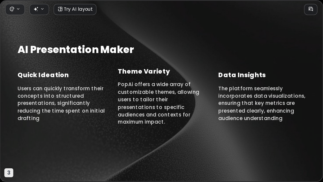 Starlit Drift AI Presentation Template for Artwork Showcase 2026 - Slide 3