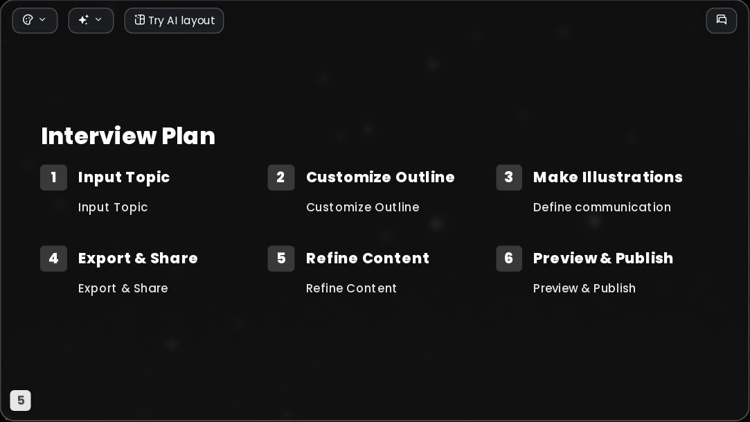 Starlit Drift AI Presentation Template for Artwork Showcase 2026 - Slide 5
