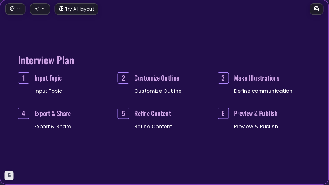 Popai Purple AI Presentation Template for Portfolio Showcase 2026 - Slide 5