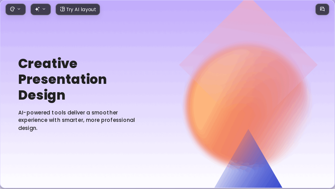 gradient purple AI Presentation Template for Teaching Courseware 2026