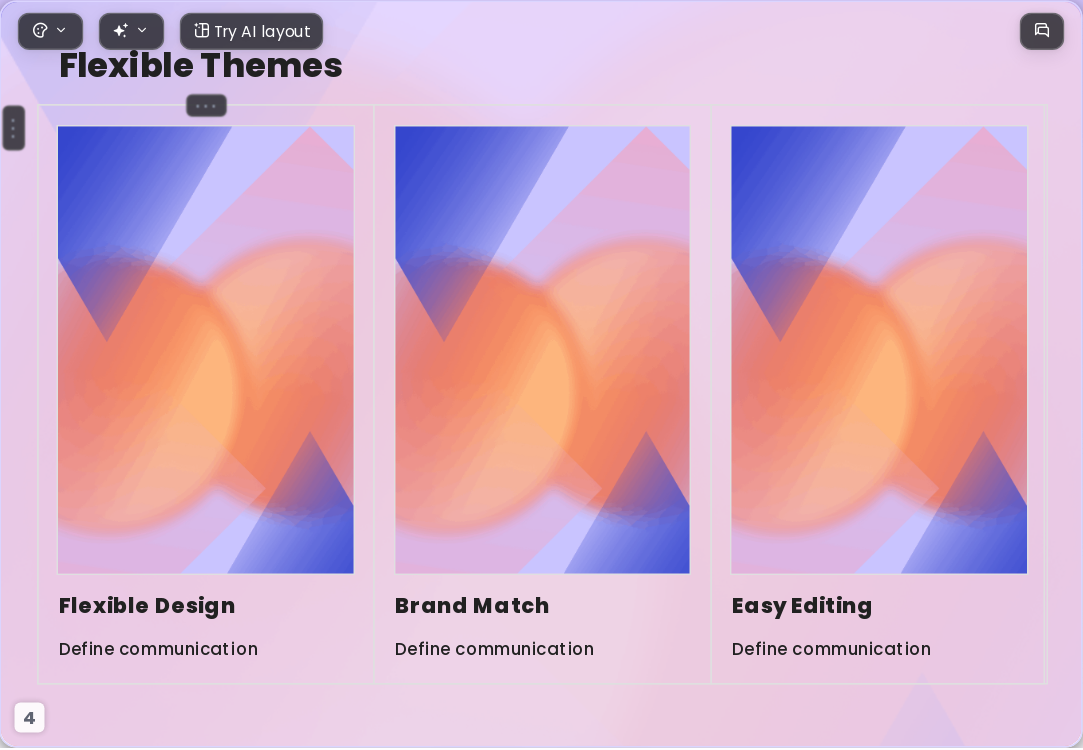 gradient purple AI Presentation Template for Teaching Courseware 2026 - Slide 4