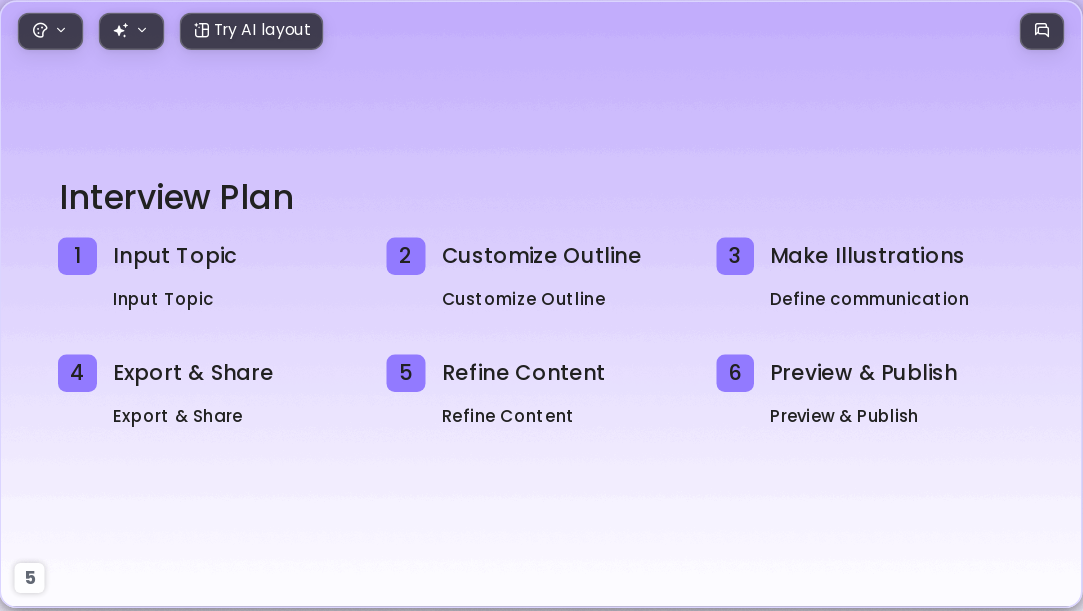 gradient purple AI Presentation Template for Teaching Courseware 2026 - Slide 5