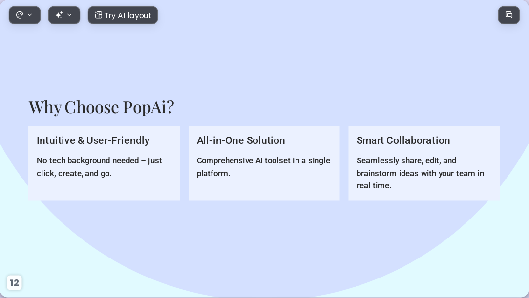 Geometric Blue AI Presentation Template for Teaching Courseware 2026 - Slide 12