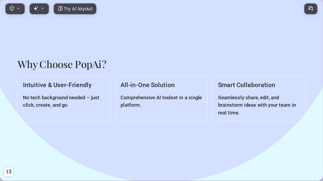 Geometric Blue AI Presentation Template for Teaching Courseware 2026 - Slide 13