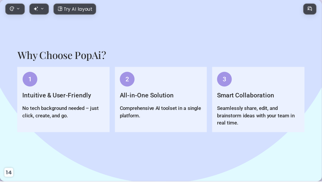 Geometric Blue AI Presentation Template for Teaching Courseware 2026 - Slide 14